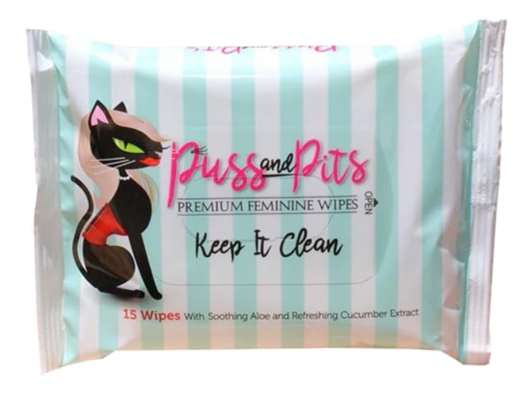 Puss and Pits Wipes 15-Pack
