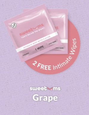 Panties with 2 Sweetums Wipes