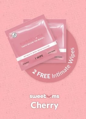 Panties with 2 Sweetums Wipes