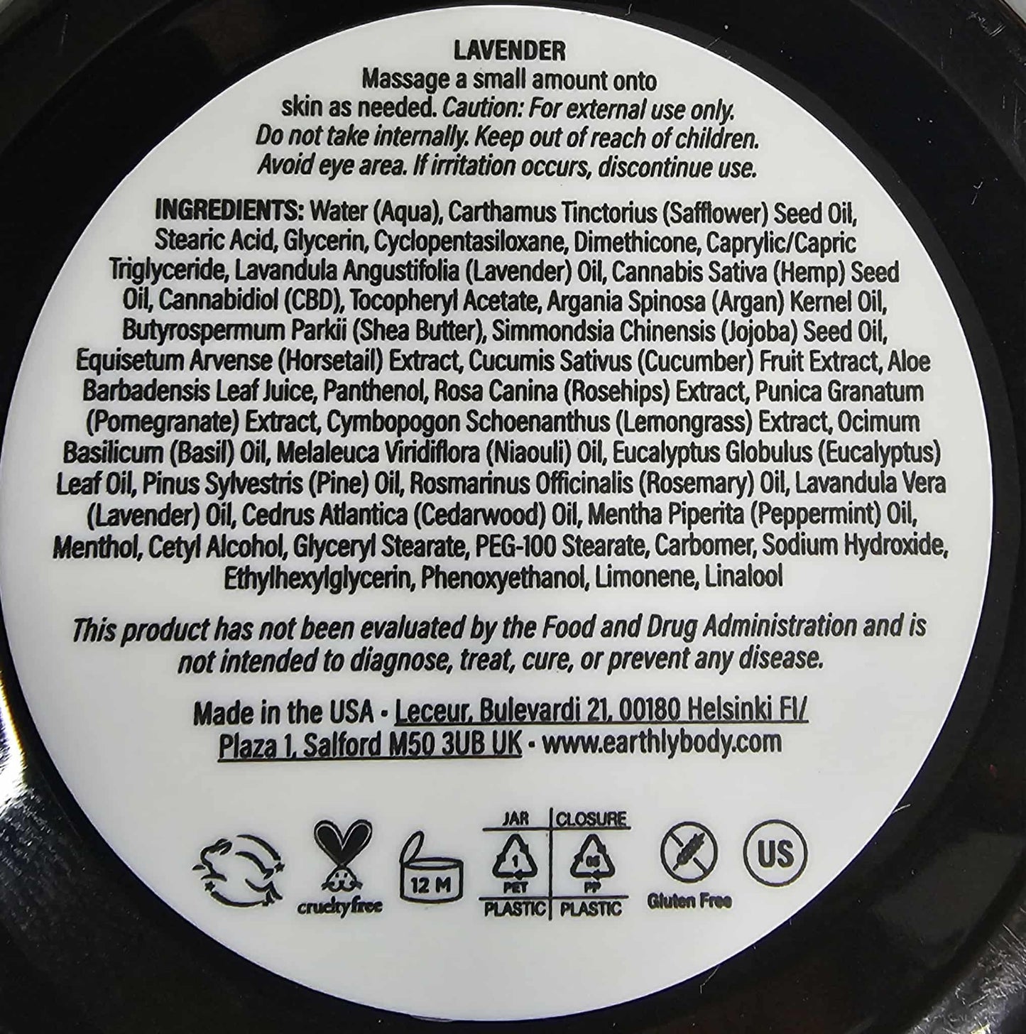 Hemp Muscle Rub