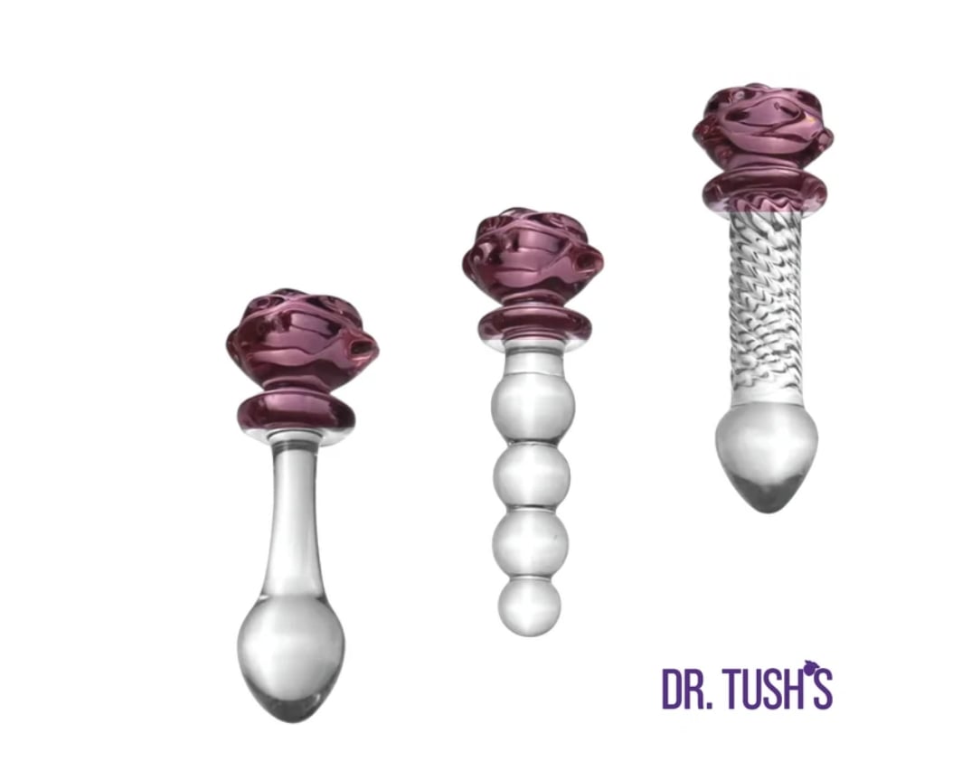 Dr Tush's: Sacred Rose Plug Set