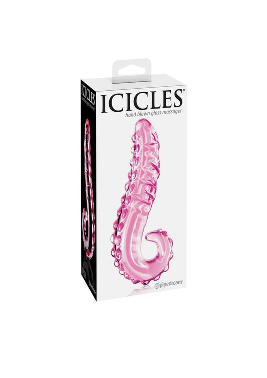 Icicles No. 24 Textured Glass Dildo