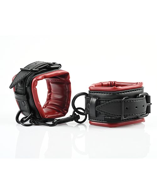 Spreader Bar & Cuff Set - Red/Black