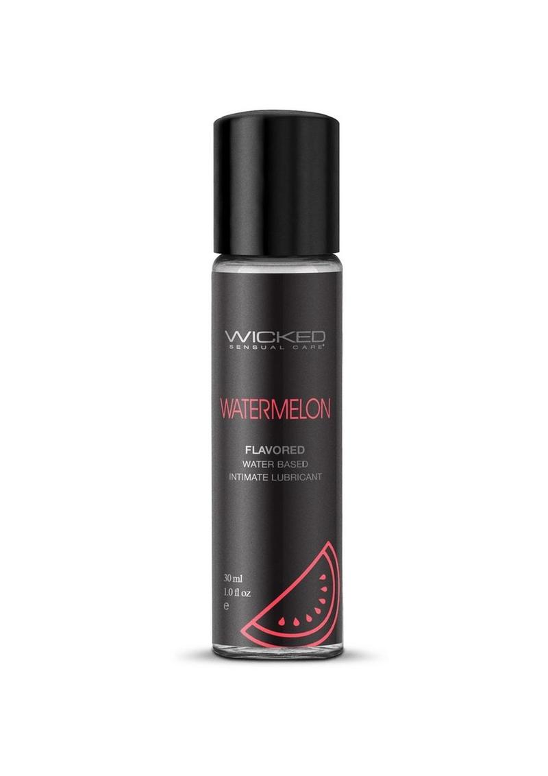Wicked Aqua Water Based Flavored Lubricant Watermelon Travel